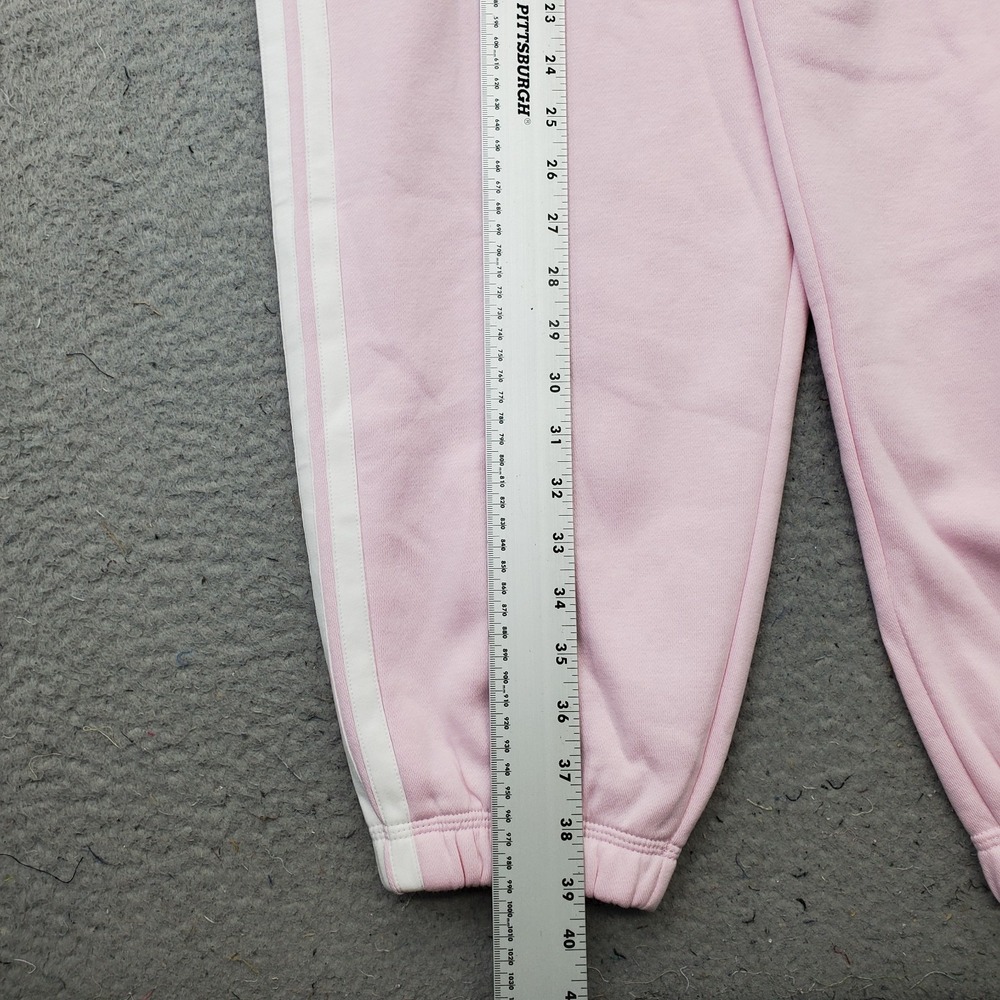 Adidas Essentials Jogger Pants Womens Large Pink Performance Drawstring Waist - Picture 3 of 9